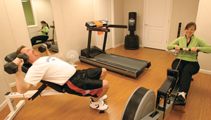 installing a basement fitness center in Albany