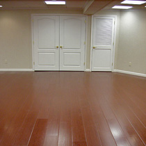 waterproof wood laminate basement flooring