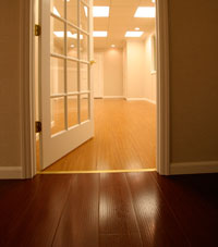 Basement Wood Flooring installed in Ballston Spa, New York