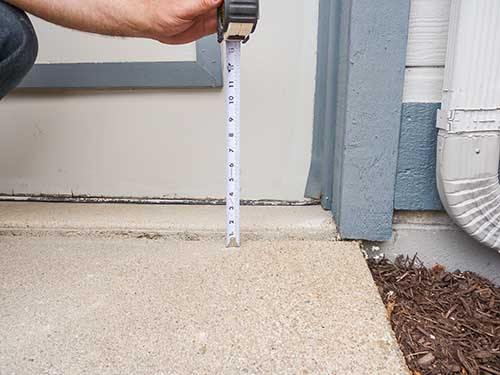 Concrete driveway after PolyLevel