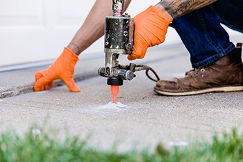 Contact us for concrete repair & leveling