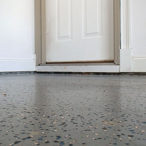 Sinking concrete garage floor