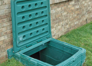 lockable crawl space access door installed in Troy
