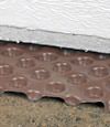 crawl space insulation installed in Queensbury over our extra large drainage matting