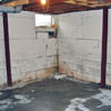 Rusted, corroded i-beams found with a failing foundation in a East Greenbush home.