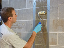 CarbonArmor® Strip preparing to be installed in Saratoga Springs
