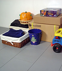 Basement sub flooring installed in Guilderland, New York