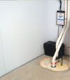 basement wall product and vapor barrier for Troy wet basements