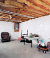 CleanSpace® basement wall vapor barrier installed in Fort Edward